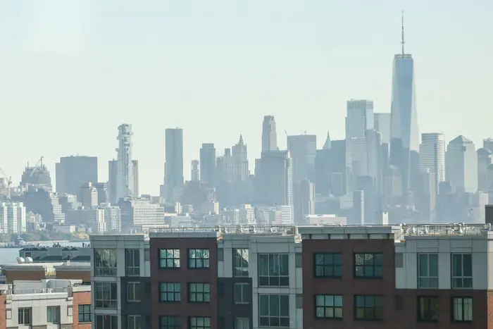 The Lower Manhattan skyline.